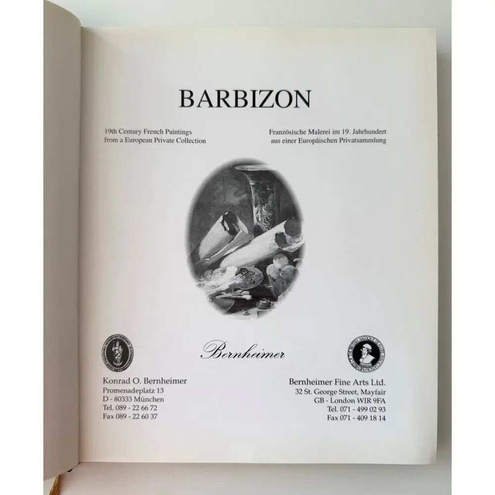BARBIZON 19TH CENTURY FRENCH PAINTINGS FROM A EUROPEAN PRIVATE COLLECTION GOOD